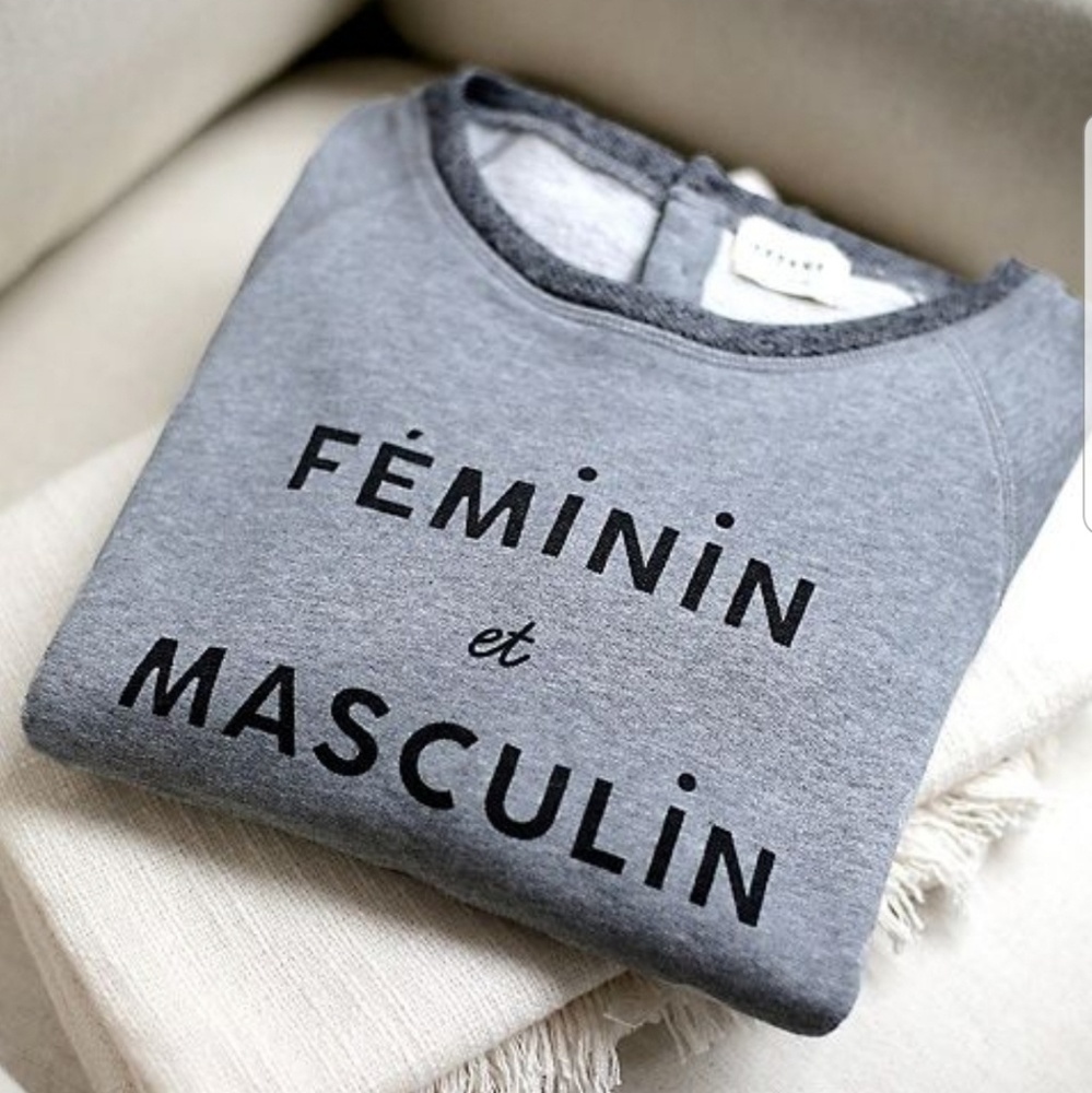Rare:: Sezane Féminin et Masculin sweater